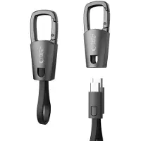 Tech-Protect Ultraboost DNA-Kabel mit Schlüsselanhänger, USB-C PD, 60 W / 3 A - Grau