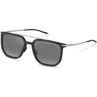 Porsche Design P8992 Herren-Sonnenbrille Vollrand Pilot Kunststoff-Gestell, Blau