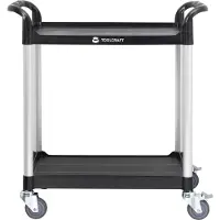 Toolcraft 1296213 Servicewagen Herstellerfarbe: Schwarz, Silber