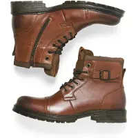 Jack & Jones Dexter - Lederstiefel - Männer - Größe 43