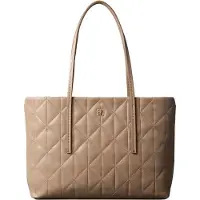 Calvin Klein Handtasche Quilted Small Tote LV04F3325G Beige