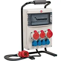 Brennenstuhl 1154900011, Standard, Kunststoff, Weiß, 7 AC-Ausgänge, 2 m, 400 V