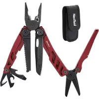 Nextool FLAGSHIP Pro NE20279 16-in-1 Multitool, rot + Gürteltasche