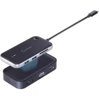 Renkforce USB-C Dockingstation RF-HUB-810 Passend für Marke Dockingstations: Universal drahtlose Bildübertragung, inte
