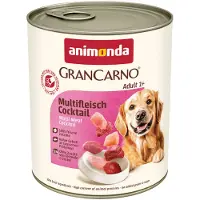 Animonda GranCarno GranCarno Nassfutter mit Ente für adulte Hunde getreidefrei 6x800 g