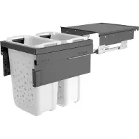 Hailo Wäschesammler 3270811 Laundry Carrier 45 LC Slide SC 66 Liter