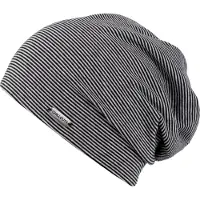 Chillouts Beanie "Pittsburgh Hat" mit weichem Baumwollmix & feiner Streifenstruktur