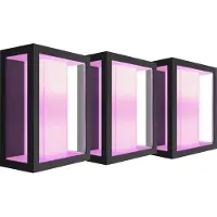 Philips Hue Impress Wandleuchte White & Color Schwarz Breit 3er-Pack