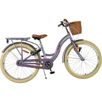 Volare Blossom Kinderfahrrad - Mädchen - 24 Zoll - Lila - Zwei Handbremsen
