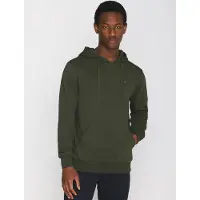 KnowledgeCotton Apparel Hoodie Arvid Basic Hood Badge Herren Sweat Forrest Night-XL