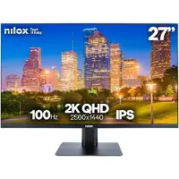 Nilox NXMM272K112, 68,6 cm (27"), 1920 x 1080 Pixel, 2K, LED, 1 ms, Schwarz