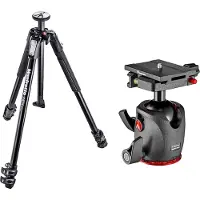 Manfrotto Alu Stativ MT190X3 + MHXPRO-BHQ6 XPRO Kopf mit Top Lock