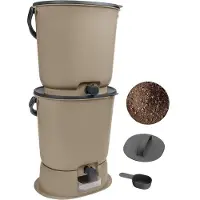 Hobby Hall Biomülleimer Bokashi Essential 2er Set Capuccino