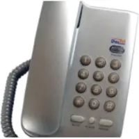 Datel LJ-68 Silver landline telephone