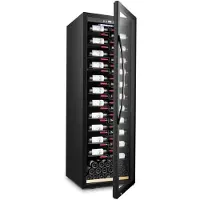 mQuvée Freistehender Weinkühlschrank - WineExpert 192 Fullglass Black Label-view