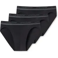 Schiesser Slip , Herren, Gr. 8, 3 Stk., schwarz, 95% Baumwolle, 5% Elasthan, Unterhosen Slip