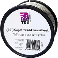 TRU COMPONENTS Kobbertråd Udvendig diameter (uden isoleringslak): 0.60 mm 100 m