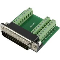 TRU COMPONENTS D-SUB Stecker 90 ° Polzahl: 25 Schrauben DSUB25M-27TB-3 1 St.