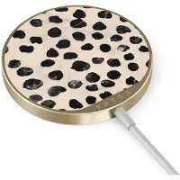 Burga Kabelloses magnetisches Ladegerät - Geeignet für MagSafe und Qi2 - Almond Latte / Gold