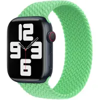 Apple Geflochtenes Solo Loop für das Watch | 38/40/41/42 mm - Größe 2 - Bright Green