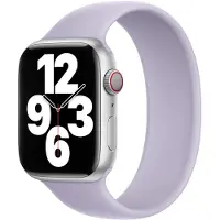 Apple Silikon Solo Loop für das Watch | 44/45/46/49 mm - Größe 9 - Purple Fog