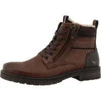 Mustang Shoes Winterstiefelette "Midor" Schnürstiefel, Winterstiefel mit Warmfutter