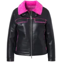 Angel of Style Lederjacke in schwarz | Gr.: 48