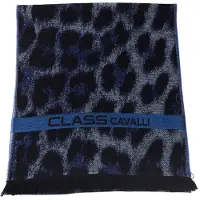 Cavalli Class Herren Blaue Wollschal