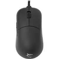 White Shark GRAPHENE, Beidhändig, Optisch, USB Type-A + PS/2, 12400 DPI, Schwarz