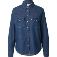 Levi's Hemdbluse "THE ULTIMATE WESTERN", Damen, Gr. L (40), smokin hot, Web, Obermaterial: 100% Baumwolle, unifarben, regular fit normal, Manschette, Blusen Hemdbluse, mit Brusttaschen