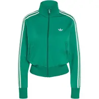 Adidas Trainingsjacke ORIGINALS "FIREBIRD CLASSIC ORIGINALS", Damen, Gr. S, grün (bold grün, weiß), Obermaterial: 100% Polyester, Jacken Trainingsjacke, FIREBIRD, reguläre Passform