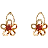 NAEMI Women Earrings in Rose Gold Red | Gr.: onesize