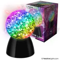Partyfunlights Color Changing Glitter Ball