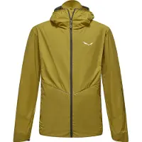 Salewa - Komprimierbare winddichte Jacke / Windjacke - Pedroc Wind HD Jkt M Olive Oil für Herren - Größe S - Gelb