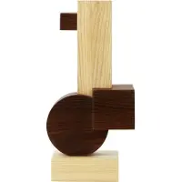 Normann Copenhagen - Join Skulptur, M, Esche / Esche verkohlt