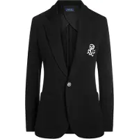 Ralph Lauren für Damen. 211795348001 Blazer Strukturiert Schwarz (32), Lässig, Baumwolle