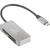 Renkforce RF-PCR-210 Externer Speicherkartenleser USB-C (USB 3.2 Gen 1) Silber