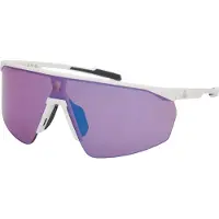 Marcolin Sports SP0075 Herren-Sonnenbrille Halbrand Monoscheibe Kunststoff-Gestell, weiß