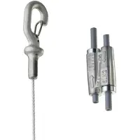 ERICO SLK2L3, Galvanisiertes Stahl, Zink Stahl, Metallisch