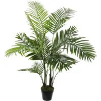 Mica Decorations Kunstpalme Areca Palme Decorations H 110 cm Ø 100 cm grün