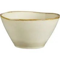 Mica Decorations Schale Racco stoneware 9,5 x 18 cm beige GLO660652895