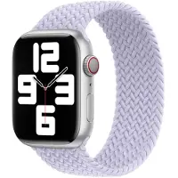 Apple Geflochtenes Solo Loop für Watch | 38/40/41/42 mm - Größe 1 - Purple Fog
