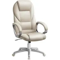 Bauhaus Ergonomischer Bürostuhl OBG022W01, cremeweiß