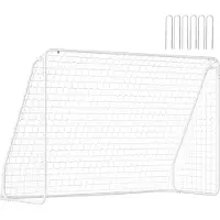 HOMCOM Fußballtor für Jugendliche & Erwachsene 301 x 120 x 200 cm Fußball Tor