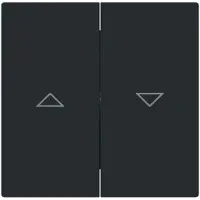 Busch-Jaeger 1785 JA-45M, Schwarz, Thermoplast, Schraubenlos, , Matte, IP20