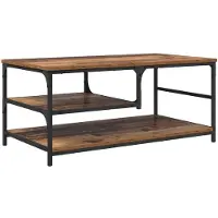 vidaXL Couchtisch Altholz 90 x 49 x 40 cm Holzwerkstoff
