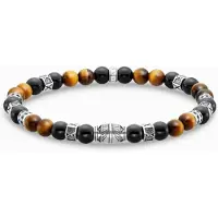 Thomas Sabo A2087-507-7-L15,5 Armband - Silber geschw. + Achat - 15,50 cm