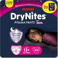 DryNites Nachtwindeln Mädchen ab 13 bis ca. 17 Jahre 33 St