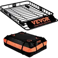 Vevor Dachgepäckträger Korb Auto Dachkorb Universal 1305 x 915 x 127 mm