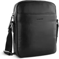 Bugatti Leder Umhängetasche Savona Crossover Bag Black schwarz
